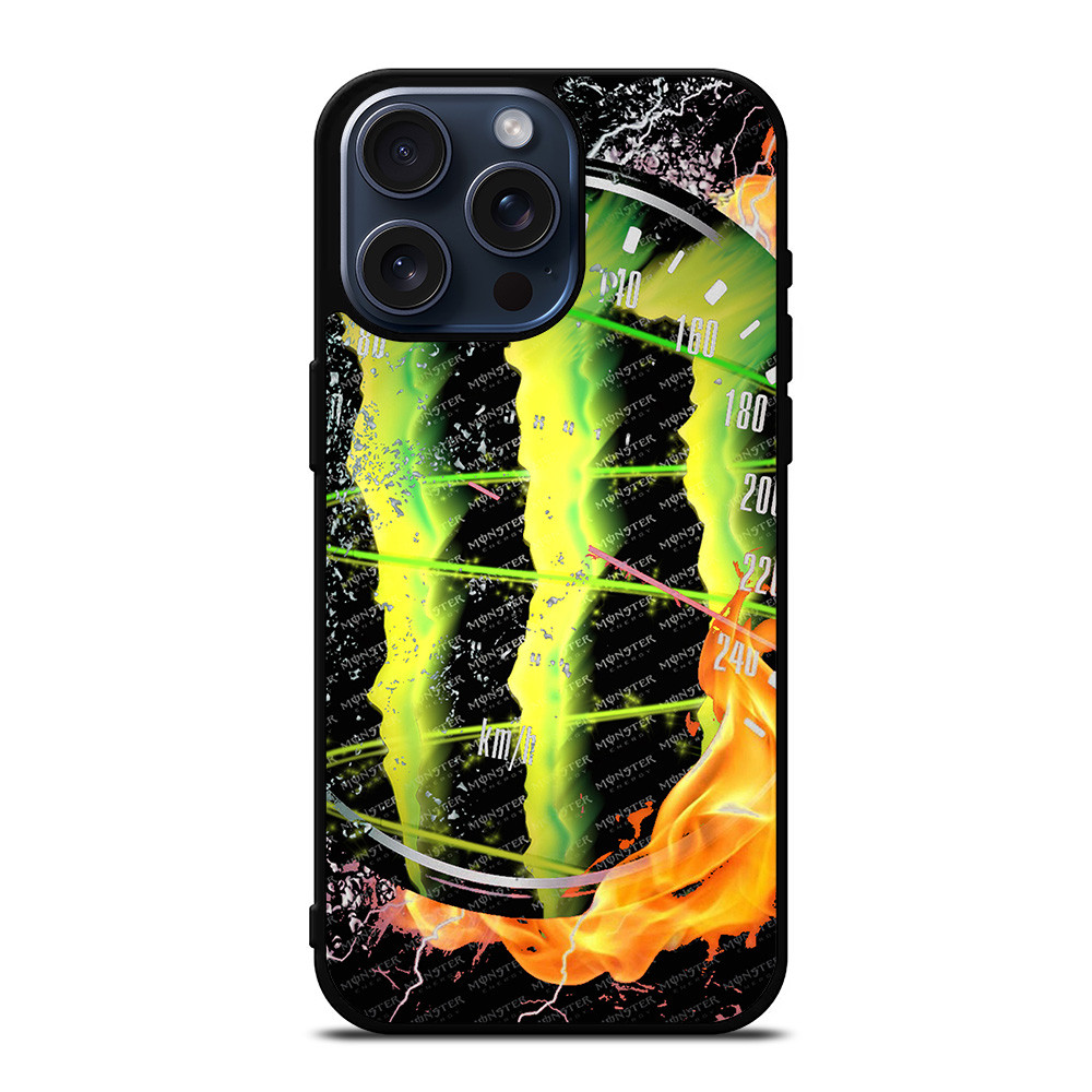 SPEEDOMETER AND MONSTER ENERGY iPhone 15 Pro Max Case